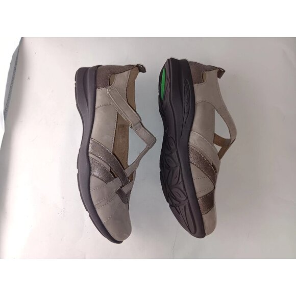 Earth Ocelot Taupe Adjustable Strap T-Strap Size 11 Cross Shoes Womens Mary Jane - Picture 8 of 12